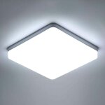 Plafonnier led carr� 30w, lampe de plafond led 4000lm, ip56 6500k plafonnier led, luminaire plafonnier ...