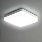 Goeco - plafonnier led carré, lampe de plafond led, ip44 plafonnier led, luminaire plafonnier applicable ... Goeco - plafonnier led carré, lampe de plafond led, ip44 plafonnier led, luminaire plafonnier applicable ...