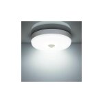 Plafonnier led avec dtecteur de mouvement 12w tanche ip56 1500lm blanc froid 6500k carr lampe de plafond ...