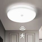 Plafonnier led detecteur de mouvement 24w 4000k ip56 trois défenses lampe detecteur de mouvement interieur ... Plafonnier led detecteur de mouvement 24w 4000k ip56 trois défenses lampe detecteur de mouvement interieur ...