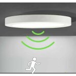 Gabrielle - plafonnier plafonnier led avec dtecteur de mouvement lampe de lumire automatique pour extrieur ...