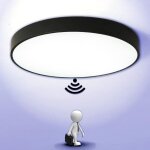 Plafonnier plafonnier led avec d�tecteur de mouvement lampe de lumi�re automatique pour ext�rieur balcon ...