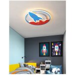 Plafonnier led pour enfant, lustre avion, nuage, fus�e, neuf