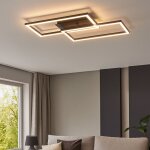 Plafonnier led  intensit variable via l'interrupteur plafonnier design noir lampe de salon, mobile, ...
