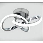 Goeco - plafonnier led, plafonnier mode simple, argent, lumière blanche 6000k, 22w Goeco - plafonnier led, plafonnier mode simple, argent, lumière blanche 6000k, 22w