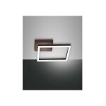 Fabas luce - bard plafonnier led moderne 22w corten 3394 - 21 - 361