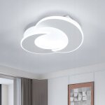 Plafonnier led nuage led plafond plafonnier enfant, 40cm 6500k lampe plafond led luminaire plafonnier ...