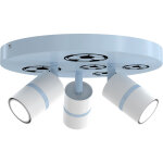 Gratuit. plafonnier led, orientable, 3x gu10 ewilight football