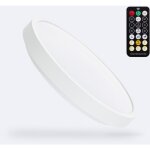 Efectoled - plafonnier led rond 18w avec dtecteur de mouvement radar 300 mm 4000k blanc neutre