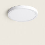 Efectoled - plafonnier led rond 30w extra - plat cct s�lectionnable �400 mm s�lectionnable (chaud - neutre ...