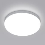 Goeco - plafonnier led rond, lampe de plafond pour salle de bain , ip54 imperm�able 6500k blanc froid, ...