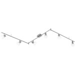 Plafonnier led salon spots en verre poutres bras de lampe r�glables