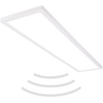 Plafonnier led ultraplat avec d�tecteur de mouvement - lampe de salle de bain led ip44, panneau de plafond ...