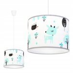 Plafonnier loft suspension abat - jour enfant bambi