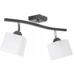 Plafonnier, lustre suspendu, abat - jour en verre