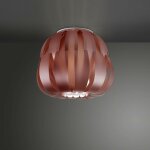 Linea zero - plafonnier en m�tal rose cm. 19 x 17h