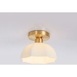 Plafonniers modernes abat - jour en verre parapluie blanc �clairage suspendu de plafond contemporain ...