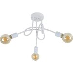 Goeco - plafonnier moderne, luminaire plafonnier e27 industrielle en fer forgé, 3 lampes de suspension ... Goeco - plafonnier moderne, luminaire plafonnier e27 industrielle en fer forgé, 3 lampes de suspension ...