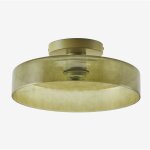 Plafonnier de salle de bain en verre jaxal sklum vert cactus �35 cm