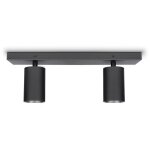 Paco home - plafonnier salon applique spots orientables moderne cuisine chambre � coucher noir, type ...