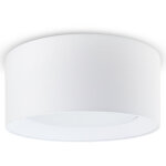 Paco home - plafonnier table � manger d�co salon moderne bureau rond abat - jour tissu e27 blanc, �45cm ...