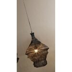 Plafonnier thea en grille de zinc 35 x 60 cm. 35 x 60 cm