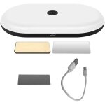 Plafonnier voiture, carr tactile lumire led voiture intrieur usb rechargeable 3 couleurs lampe de ...