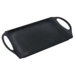 Plancha ray�e en fonte d'aluminium xylane 38x28cm