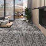 Planches de plancher pvc non auto - adhésif 5, 26 m²2 mm gris rayé - parquet pvc - revêtement de sol ... Planches de plancher pvc non auto - adhésif 5, 26 m²2 mm gris rayé - parquet pvc - revêtement de sol ...