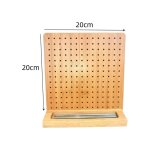 Planche  tricoter au crochet en bois de bambou  faire soi - mme, planche  trous en bois massif, outil ...