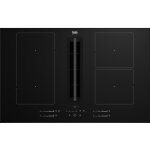 Beko ? plaque induction aspirante 4 foyers ? zone de cuisson modulable ? largeur 82 cm ? puissance 7400 ...