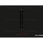 Bosch - table de cuisson aspirante induction 71cm 4 feux 3600w noir pvq711h26e