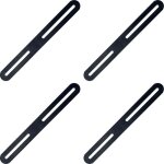 Plaques d'assemblage �querres plate supports de fixation droits plats - 4 pi�ces connecteur de r�paration ...