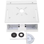 Plaque de base en aluminium pour toupie m�tallique, pour scie circulaire � table - eosnow