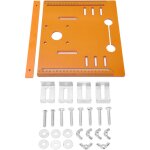 Plaque de base de machine de dcoupe, guide de scie circulaire, insert de table infrieur, pour projets ...