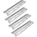 Plaque chauffante / bouclier de remplacement en acier inoxydable pour certains mod�les de barbecues � ...