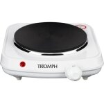 Plaque de cuisson �lectrique posable 1500w triomph - 1 foyer - blanche