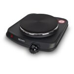 Plaque de cuisson �lectrique posable 1500w triomph - 1 foyer - noire
