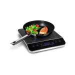 Plaque de cuisson - mobile electrique plaque induction posable - medion - md 17595 - 1 feu - l 29 x p ...