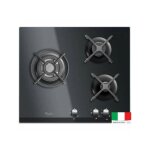 Whirlpool - plaque de cuisson - table a gaz table de cuisson gaz akt404nb - 3 foyers - 6350w - l59 x ...