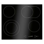 Bomann - plaque de cuisson en vitroc�ramique 4 feux avec double zone encastrable ebk7941