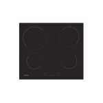 Plaque de cuisson - vitroceramique candy ch64ccb - 4 foyers - l 56 x p 49 cm - revetement verre noir Plaque de cuisson - vitroceramique candy ch64ccb - 4 foyers - l 56 x p 49 cm - revetement verre noir