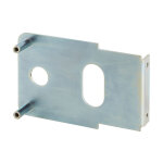 Plaque de fixation pour serrure horizontale, � souder, zingu� - thirard