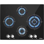 Iseasy - plaque gaz 4 feux, plaque de cuisson à gaz, plaque à gaz avec 4 foyers à gaz, cuisinière encastrable, ... Iseasy - plaque gaz 4 feux, plaque de cuisson à gaz, plaque à gaz avec 4 foyers à gaz, cuisinière encastrable, ...