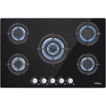 Iseasy - plaque  gaz 5 feux, plaque  gaz, plaque de cuisson  gaz avec 5 foyers, gaz naturel / propane ...