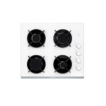 Brandt - table de cuisson gaz 60cm 4 feux 7700w blanc bpg6413w Brandt - table de cuisson gaz 60cm 4 feux 7700w blanc bpg6413w