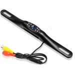 Plaque d'immatriculation longue en m�tal avec 8 lumi�res cam�ra de recul cam�ra de voiture pz413 - 8 ...