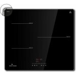 Deliteer - plaque induction 3 feux, plaque de cuisson lectrique encastrable 60cm, 6800w, plaque de cuisson ...