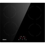 Ciarra - plaque  induction 4 feux 6000w table de cuisson 59cm minuterie cd4bih - a