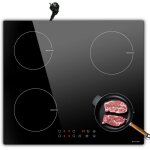Plaque induction 4 feux encastrable, plaque electrique avec vde fiche, table de cuisson induction avec ...
